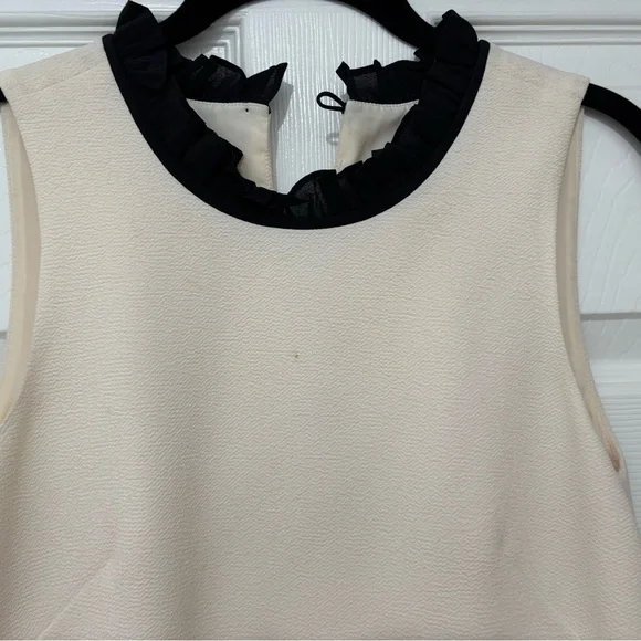 J. Crew Cream and Black Sleeveless Dress - Picture 4 of 8